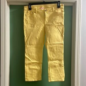 Lilly Pulitzer Yellow Jeans